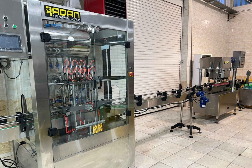 دستگاه پرکن مایع ظرفشویی