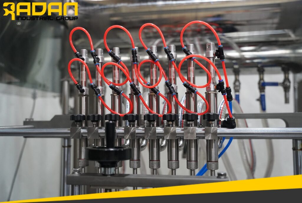 دستگاه نازل پرکن مایع دستشویی