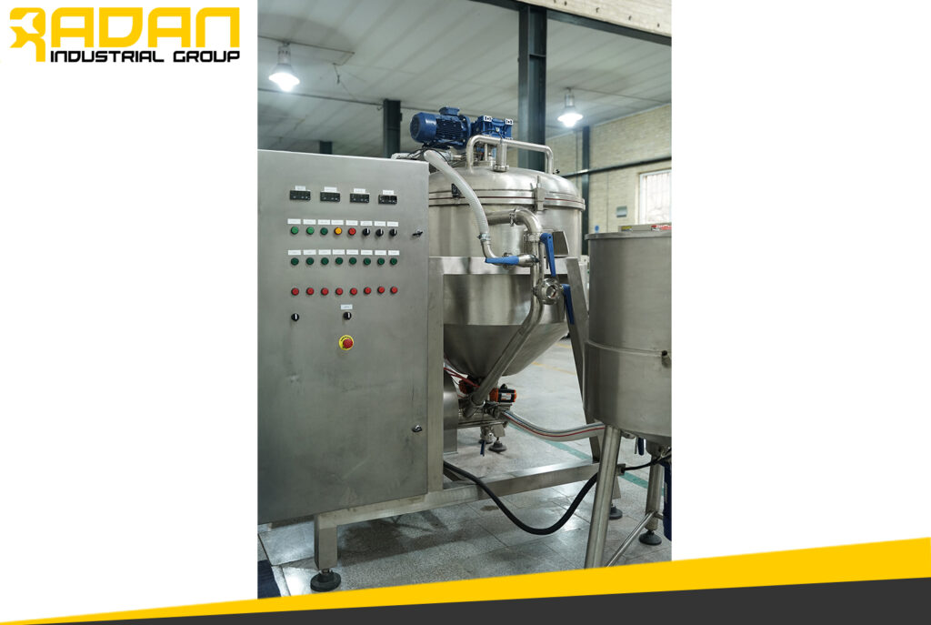 خط تولید سس میکسر هموژنایزر