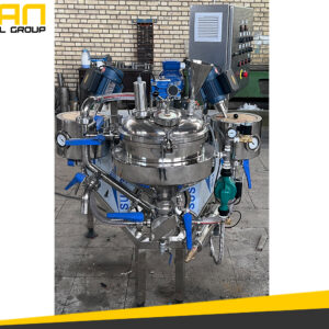 خط تولید مایعات دارویی هموژنایزر تحت خلاء