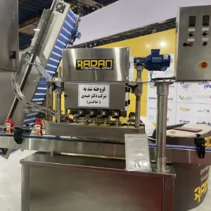 خط تولید شامپو دستگاه لیبل چسبان