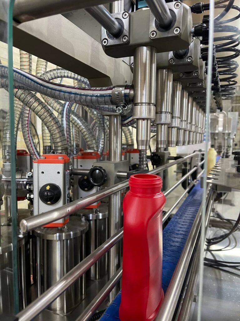 دستگاه پرکن سس نازل های ضدچکه