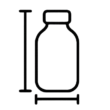 bottle size icon